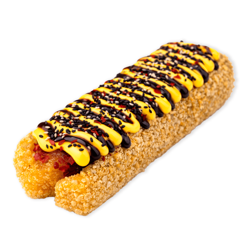 Рол дог з креветкою темпура