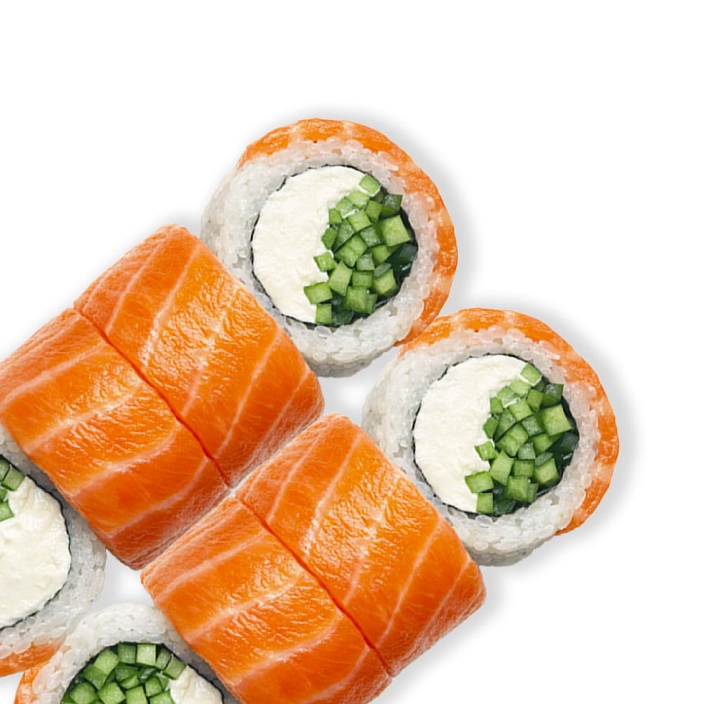 Рол "Philadelphia більше лосося"