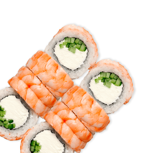 Філадельфія з креветкою зверху