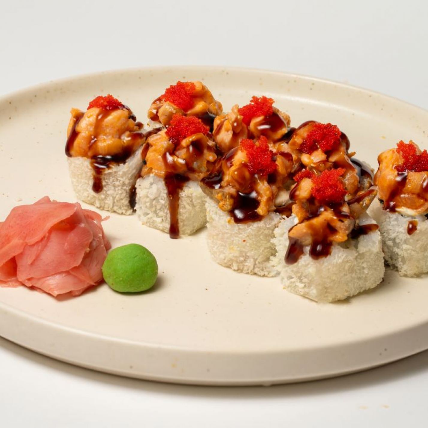 "Запечена Philadelphia" з ікрою тобіко