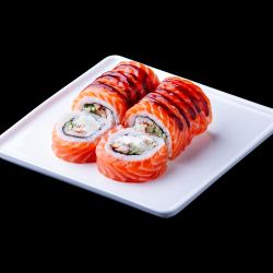 Філадельфія Максі з лососем та вугром