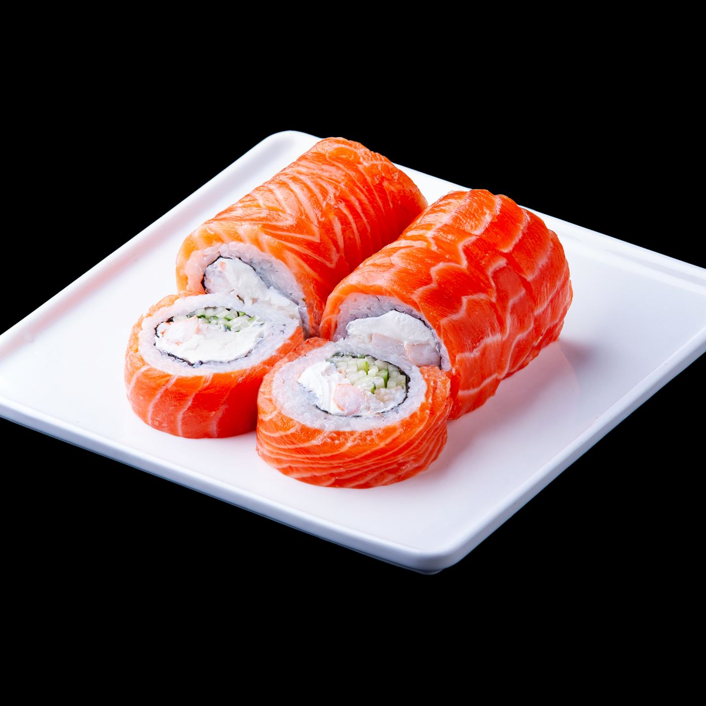 Філадельфія Максі з лососем і креветкою