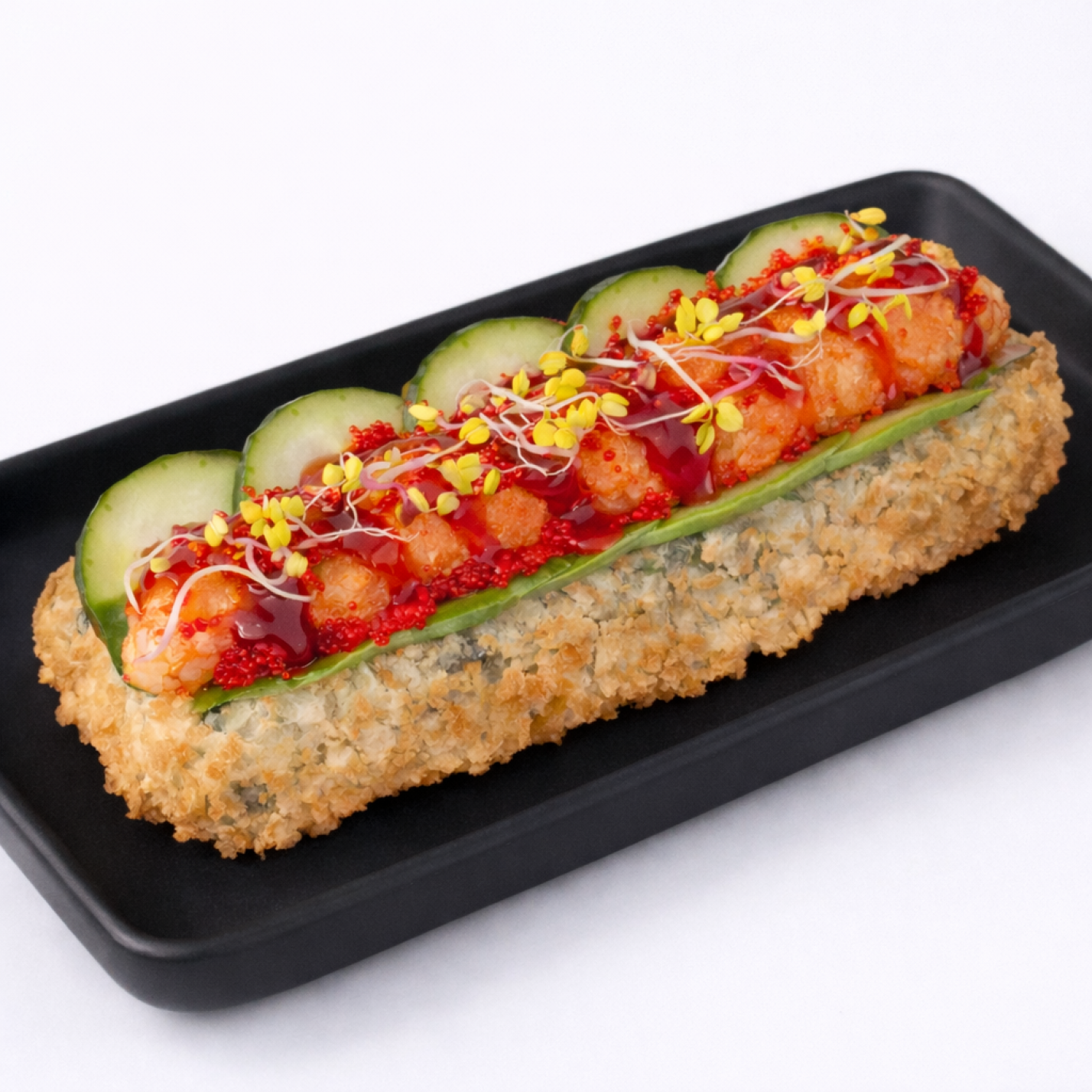 Ролл-дог с креветкой темпура