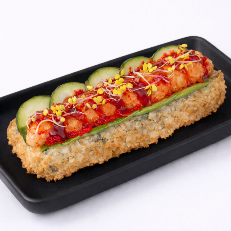 Рол-дог з креветкою темпура