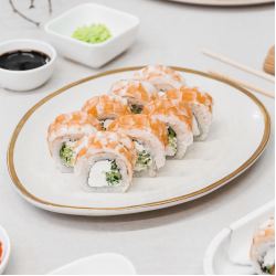 Філадельфія з креветкою зверху