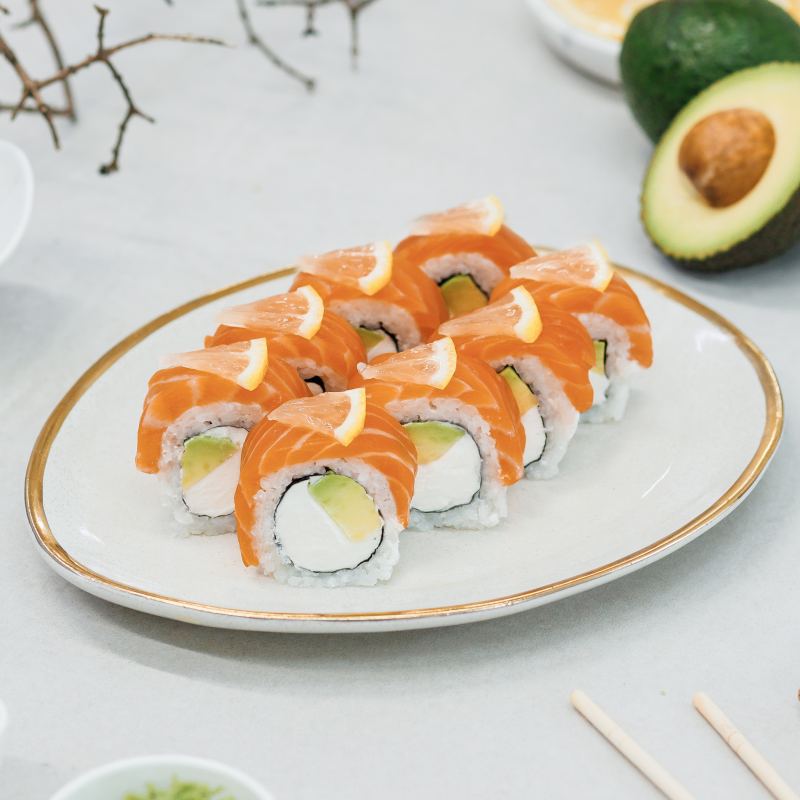 Філадельфія з лимоном та авокадо