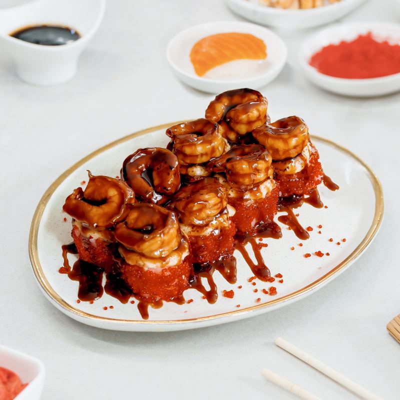 Гриль-рол з креветкою