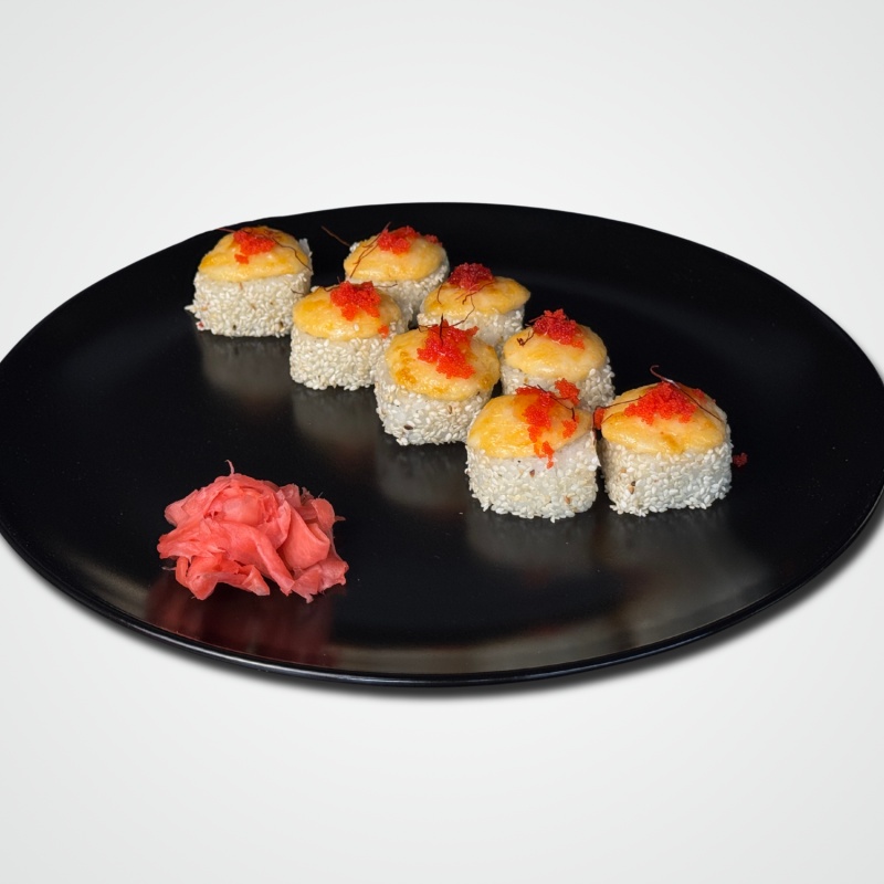 Запечений з креветкою