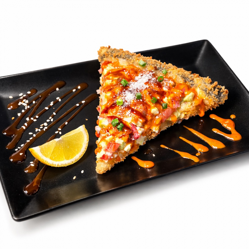 Суші-піца з лососем