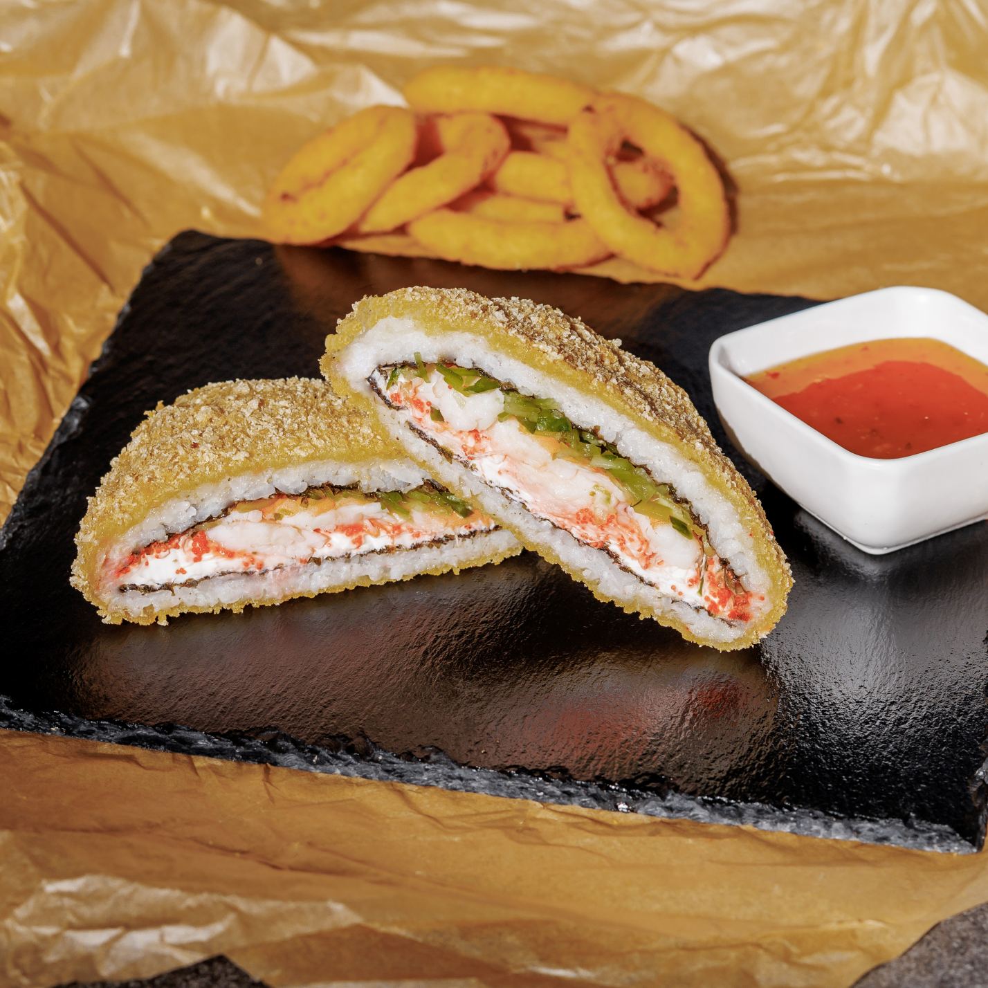 Суші - сендвіч з креветкою