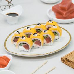 Сирний рол з тунцем