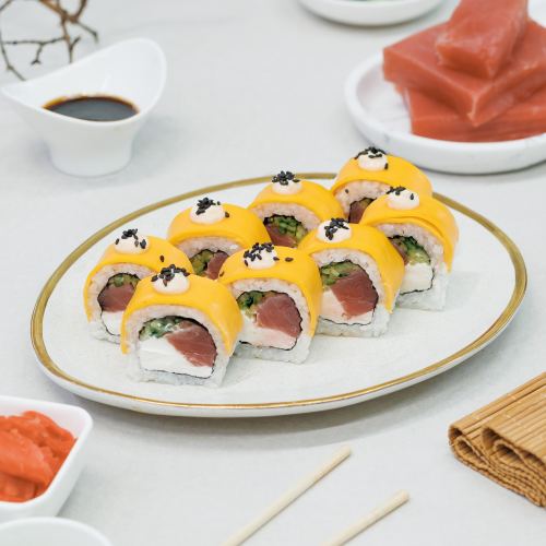 Сирний рол з тунцем