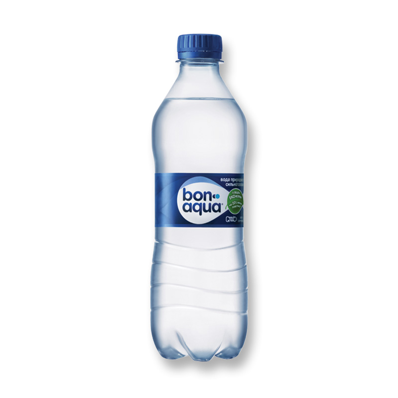 Напій BonAqua 0.5 л. сильногазована