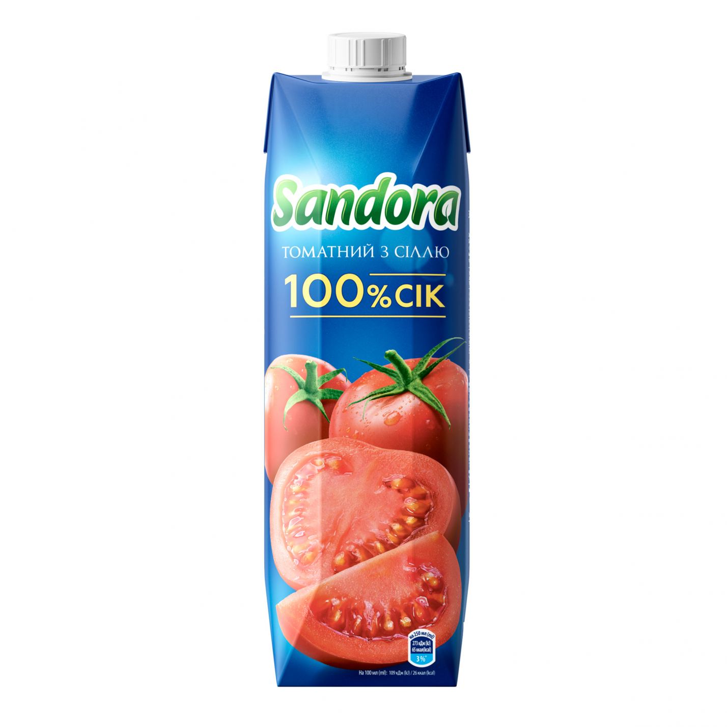 Напій сік Sandora Томатний 0.95 л.