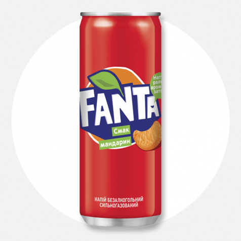Напій Fanta Мандарин 0.33 л. ж/б Напій Fanta Мандарин 0.33 л. ж/б